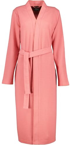 Cawö Bademäntel Damen Kimono Pique 812 koralle - 22 XL