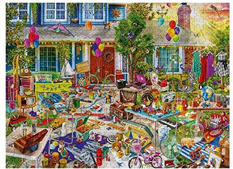 IGHSNZUH 1000-Teiliges Papierpuzzle Aimee Stewart – Yard-Puzzles, Lustiges Spiel, Spielzeug, Geburtstagsgeschenke (38 X 26 Cm)