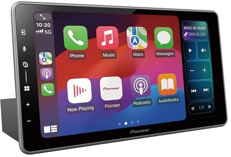 Pioneer SPH-DA97DAB-UNI - 1DIN Mediacenter, kapazitives 9,0 Touchpanel, mit Wi-Fi, Bluetooth, Apple CarPlay, Android Auto und DAB+, 13-Band-Grafikequalizer