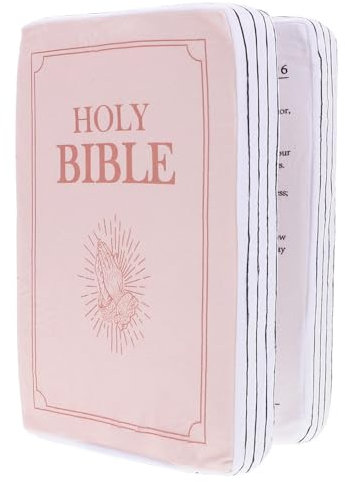 Vaguelly Bibel Plüschkissen Buchform Gemütliches Wurfkissen Für Sofa Holy Bible Kissen Weiches Plüschspielzeug Dekorativ Und Vielseitig Einsetzbar