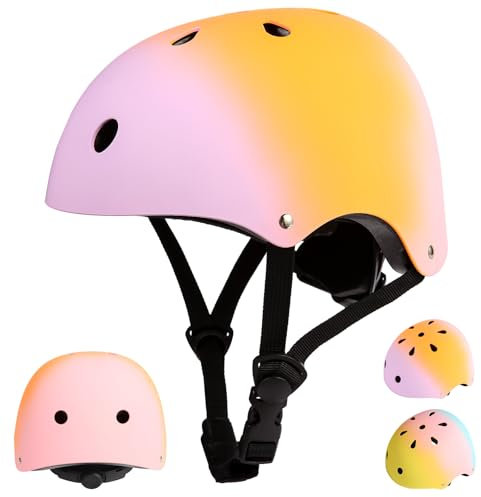 Kids Bike Helmet - Safety Certified, Lightweight Adjustable for Age 3-8 Durable Multi-Sport Bicycle Helmets for Boys and Girls