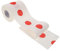 DINHEAROM Papier Toilette Décoratif Motif Drapeau Rouge Pour Décoration De Salle De Bain Festive Et Amusante Rouleau De Papier Hygiénique Imprimé