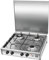 CFParker Fornello 4 fuochi a gas Gpl Bruciatore Doppia Corona Acciaio Inox made in italy mod. 542ACCGP/C