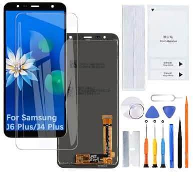 Écran LCD de rechange pour Samsung Galaxy J6 Plus/J4 Plus J610F J610FN J415F J415FN J415G avec kit