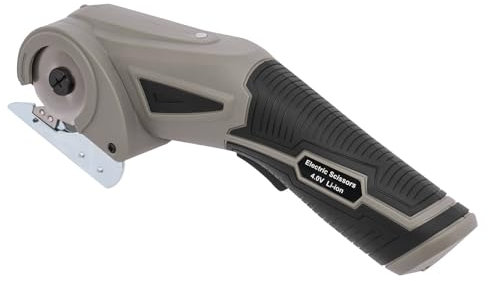 4V Elektrische Schere, Kartonschneider, Rollschneider, Universal-Akkuschneider zum präzisen Schneiden von Stoff, Teppich, Karton, Papier, Blumen