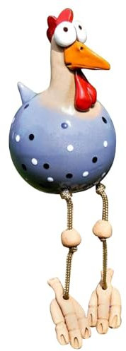 Harz Gartenstecker - Huhn Deko | Harz-Hahn-Gartenstatue | Baumharz Huhn Tierfigur | Baumharz-Hahn Garten-Skulptur | Hähne-Dekoration | Hühner-Statuen Gartendeko | Keramik-Gartenstatuen Gartendeko