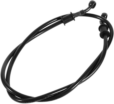 Tubi Freno, Frizione e Olio Rivestiti per Moto, Lunghi da 50 a 120 cm, 4 Colori (500 mm - Nero). Modifica dell'impianto frenante