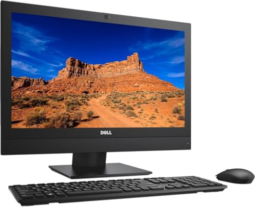Dell OptiPlex 5250 All-in-One Desktop Computer 21.5 FHD, Intel Core i3-7100, 256GB SSD, 8GB RAM, HDMI, DisplayPort, WiFi, BT, Keyboard & Mouse, AIO PC Windows 11 Pro (Renewed)