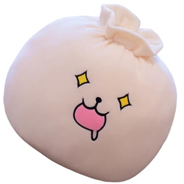 Oxxggkao Gefüllte aus PP Baumwolle, Anime Design, Baozi Plüschpuppe für Heimbüros, Schreibtischdekorationen und emotionale Unterstützung, bequemes Plüschtier, Schlafbegleiter
