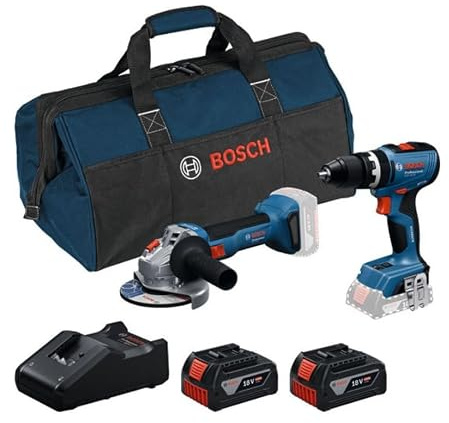 Combo GSB 18V-65 + GWS18V-8 + 2X4AH + GAL+BAG
