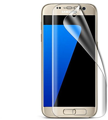 NOVAGO Compatible avec Samsung Galaxy S7 Lot de 2 Films Souples résistants Anti Petit Chute et Choc, Couvre la totalité de l'écran (Regardez la vidéo de Pose Avant)