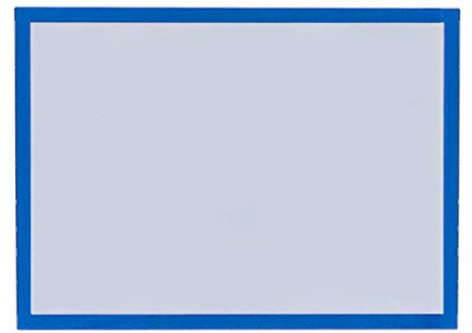 Bi-Office Dokumentenhalter - DIN A4 - Blau, magnetisch - 5 stücke