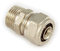 Tiemme serie 1600 raccordo diritto niples maschio M 16 x 1/2 a stringere per tubo multistrato
