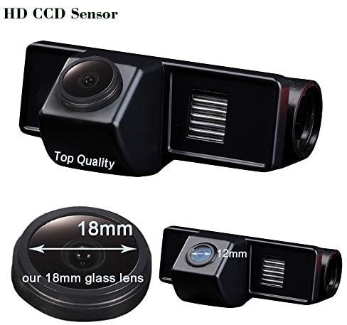 Auto Rückfahrkamera HD CCD Rückwärtskamera Einparkhilfe in Nummernschild für Mercedes Benz Vito W639/Viano/V Class/Sprinter RV-MV/Sprinter Van