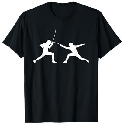 Fecht-Sport T-Shirt I Geschenk Fechten Escrime Degen-Kampf T-Shirt