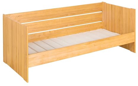 BioKinder Lina Kojenbett Sofabett Jugendbett mit Lattenrost aus Massivholz Erle 90 x 200 cm