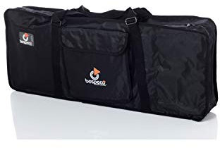 Bespeco BAG449MKB Funda blanda para teclado electrónico CASIO CTK240/245, Negro