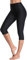 Anwell Badehose Damen Bauchweg Schwimmen Bikinihose Wassersport Boardshorts Sporthose High Waist Schwarz L