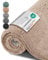 Beautissu Badematte rutschfest 120x70 cm – Duschvorleger Hochflor Badteppich rutschfest Waschbar Shaggy Optik – Flauschig Badvorleger Badezimmerteppich Groß – Badematte Natur BeauMare FL