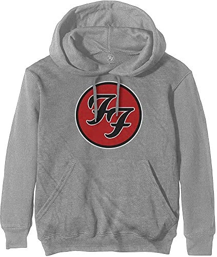 Foo Fighters Herren FF Logo Kapuzenpullover Grau