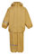 Celavi Unisex Kids Basic Recycle PU Rainwear Set, Rattan, 120