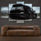 45Tdfc 5 Teilig Leinwand Wanddeko Golf Mk7 GTI Schwarz Super Car Malerei Leinwanddrucke Geschenk 5 Stück Leinwand Bilder Moderne Wandbilder XXL Wohnzimmer Wohnkultur 150X80Cm