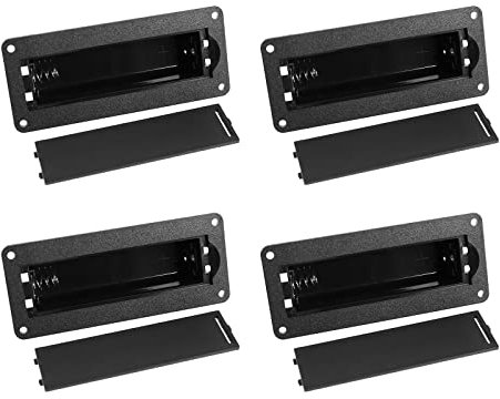 eMagTech 4 Stück 3,7 V Akku Aufbewahrungsboxen Halter Gehäuse mit Deckel DIY Zubehör Reparaturteile 1 Solt