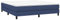 vidaXL Bettgestell, Polsterbett Bett für Schlafzimmer, Bettrahmen mit Lattenrost, Schlafzimmerbett Doppelbett, Blau 160x200cm Stoff