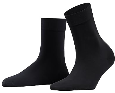 FALKE Women's Fine Softness 50 DEN W So Semi-Opaque Plain Socks 1 Pair, Blue Dark Navy 6370, 2.5-5