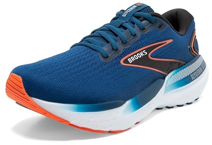 Brooks Herren Glycerin Gts 21 Sneaker, Blue Opal/Black/Nasturtium, 45 EU