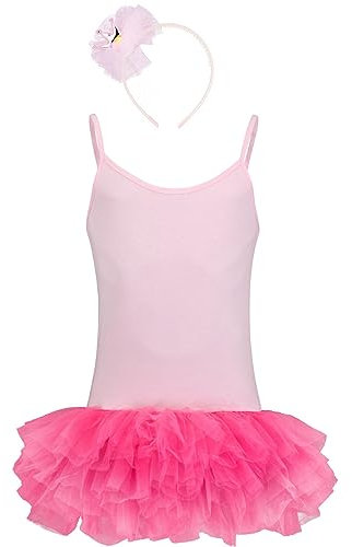 Partybob Schwanensee Männerballett Kostüm (L, Rosa/Pink)