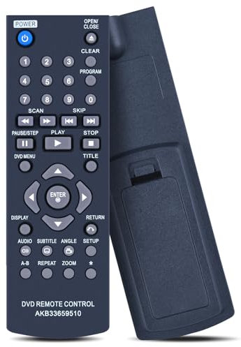 GOUYESHO AKB33659510 - Mando a Distancia de Repuesto para LG DVD, Compatible con DP122 DP520 DP522 DP822 DP932 DVX340 DVX352 DVX380 DVX392 DVX440 DVX482 DVX552 DVX640 DV640 DV6440 DVX350 DVX382