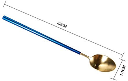 Besteck-Sets, Blaugold, Besteck, Messer, Löffel und Gabel, Set für Abendessen, Küchengeräte, Edelstahl-Tischservice, Zero Waste