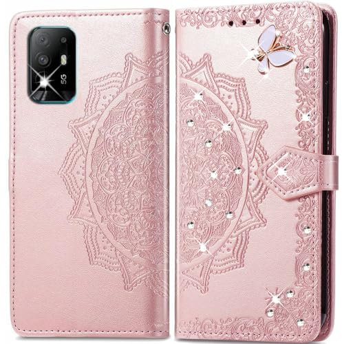 Custodia per OPPO A94 5G,Flip Pelle Cover a Libro con Slot per Schede compatibile con OPPO A94 5G,Supporto Stand, Interno TPU Protezione Portafoglio Case