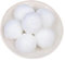 20 Stück Pompons zum Basteln, Weiß Pompons, 50mm/5cm Pompom Bälle, Groß Pompoms zum Basteln, Pompons Bälle für DIY Kreative Handwerk Dekorationen large white Pom Poms Pompoms (Weiß-50mm)