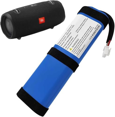 Replacement Battery Compatible with JBL Xtreme 2 Waterproof Bluetooth Speaker GSP093198H Part NO Xtreme2 2INR19 66-2 SUN-INTE-103 7.4V (Not Xtreme 1)