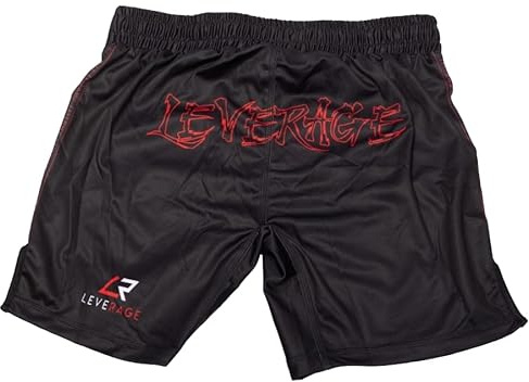 Leverage Pantalones cortos Jiu-Jitsu BJJ MMA para niños – Nogi Grappling Kickboxing Muaythai Surfing Summer Holiday Shorts, Ronin, 12-15 años