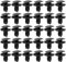 Lot de 30 Clips de Fixation Parechocs, Rivets en Plastique Attaches, Garde-Boue Rivets Clips de Retenue, Clips Voiture pour Auto Panneaux Garniture de Portière Compatible avec Citroen Peugeot