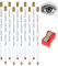TPZORJX 10 Stück Radiergummi Stift Set, Radierer Stift Zeichnen Radierstift Zeichenstift Radiergummi Stift mit kleinem Bleistiftspitzer Stiftform Radiergummi für Zeichenanfänger und Künstler