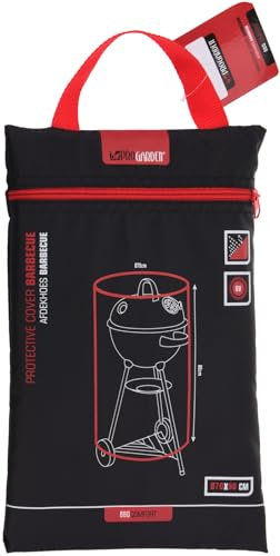 ABRUS® BBQ Cover Outdoor Protective Grill Barbecue Cover Waterproof - Fits Most Round BBQs (70x80cm)