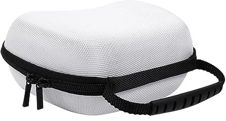 RORPOIR Aufbewahrungstasche Gamepad-Aufbewahrungsbehälter Praktische Gamepad-Hülle Anti-Fall-Spielgrifftasche Polyester Weiß