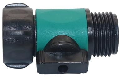 Schnellverbinder Kunststoff Ventil 3/4 Zoll Innengewinde 3/4 Zoll Außengewinde Landwirtschaft Garten Bewässerung Verlängerung Schlauch Adapter Schalter