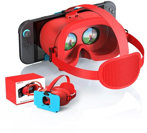 Upgraded VR Headset for Nintendo Switch 2 (2025 New), Virtual Reality Glasses with Adjustable HD Lenses & Comfortable Head Strap, 3D Goggles for Switch 2 VR Games, Cool Kids Stuff for Boys & Girls
