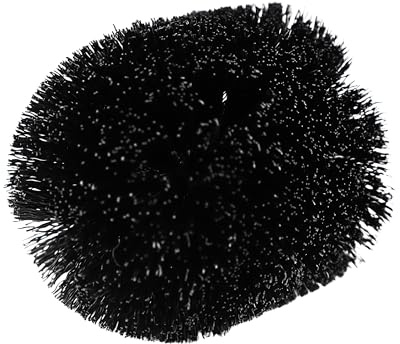 BADfabrik24 Edition One Ersatz-Bürstenkopf 85/9 – WC-Bürstenkopf Ø8,5 cm, Höhe 9,5 cm, 9-mm Gewinde, PP, schwarz – kompatibel mit vielen Griffen, leicht zu wechseln für hygienische Auffrischung