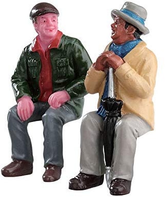 Lemax - CHATTING WITH OLD FRIENDS, SET OF 2