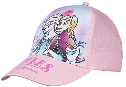Disney Die Eiskönigin Elsa & Anna Mädchen Cap - rosa - 52