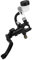 KIMISS 22mm 7/8 Universal Motorrad Runde Hydraulische Lenkerbremszylinder Master Kupplungshebel(Links)