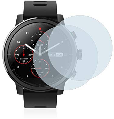 brotect Protection Intégrale 3D Incurvé pour Huami Amazfit Stratos (2 Pièces) - Couverture Complète, Film Protection Écran