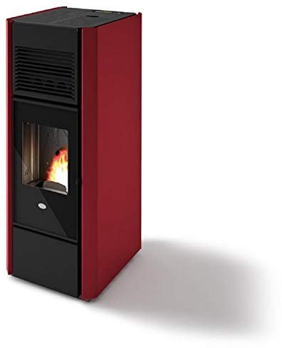 Eva Calòr Ines Stufa a Pellet: Colore - Rosso