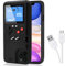 DIKKAR Game Case for iPhone, Retro Protective Case with Own Power Supply, 36 Small Games, Colour Display, Video Game Case for iPhone 11 (Black)